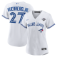 Women's Toronto Blue Jays #27 Vladimir Guerrero Jr. Nike White 2025 World Series Home Jersey